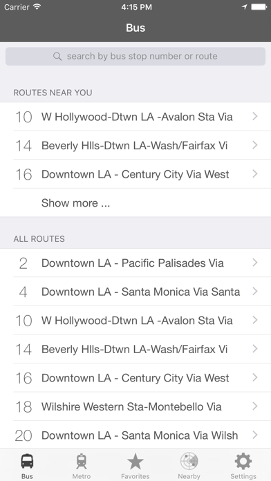 LA Metro and Bus screenshot 1