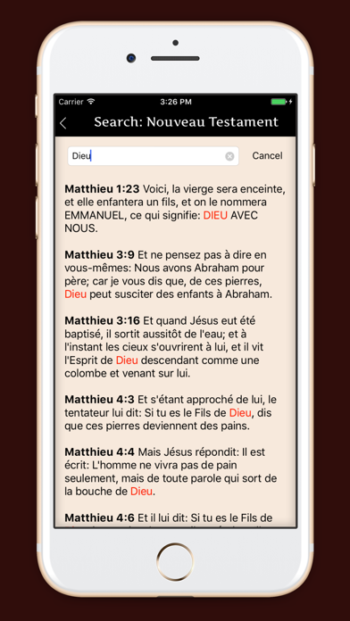 La Sainte Bible - français screenshot 1