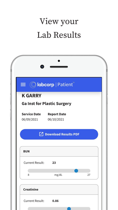 Labcorp | Patient screenshot 4