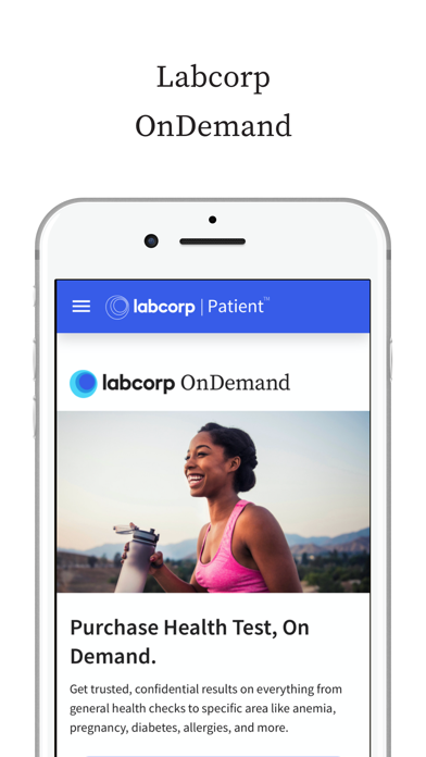 Labcorp | Patient screenshot 1