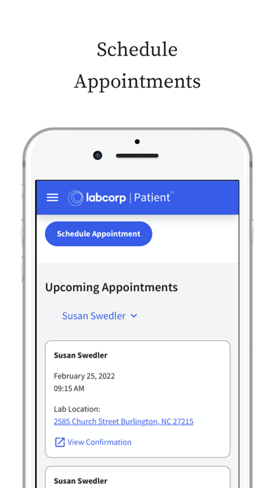 Labcorp | Patient screenshot 2