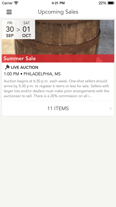 Lane Taylor Auction screenshot 1