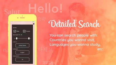 Language Exchange Langmatch screenshot 2