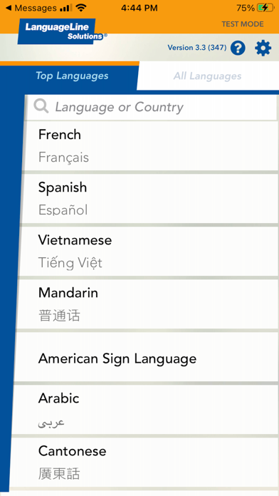 LanguageLine InSight screenshot 2