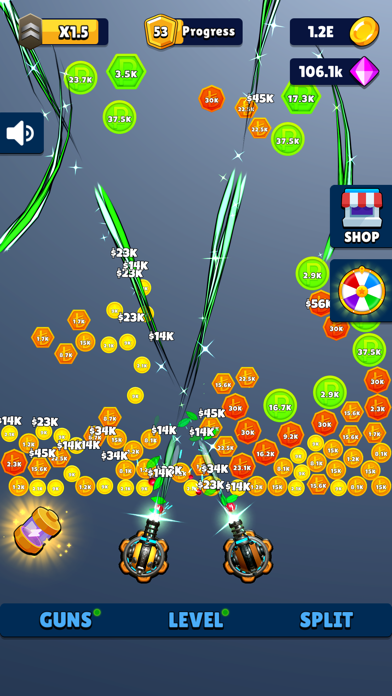 Laser Split: Ball Blaster Game screenshot 1