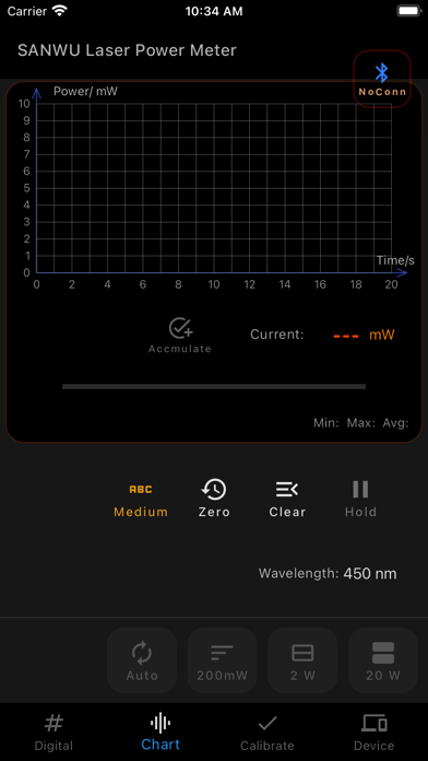 LaserPowerMeter screenshot 2