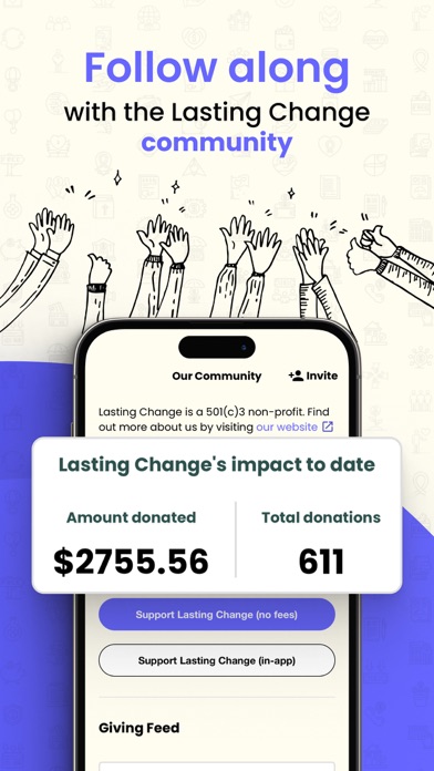Lasting Change: Charity Donate screenshot 1