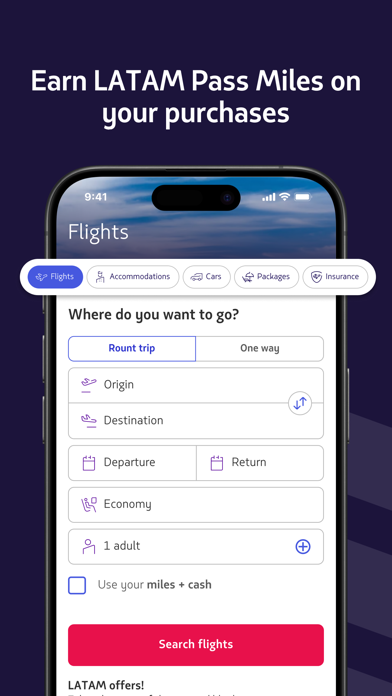 LATAM: Flights, Hotels, Cars screenshot 5