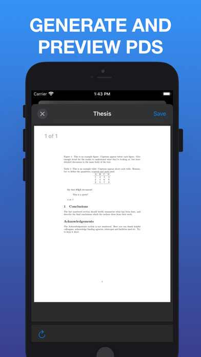 LaTeX Editor Tex Pro screenshot 4