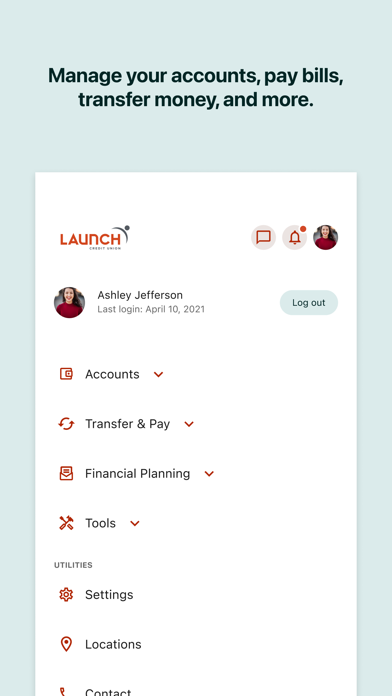 Launch Credit Union screenshot 1