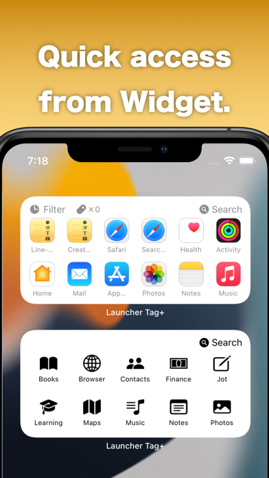Launcher Tag+ screenshot 4