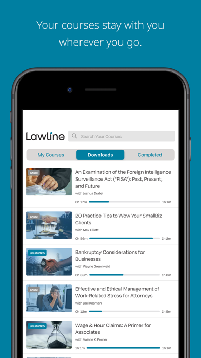 Lawline CLE screenshot 1