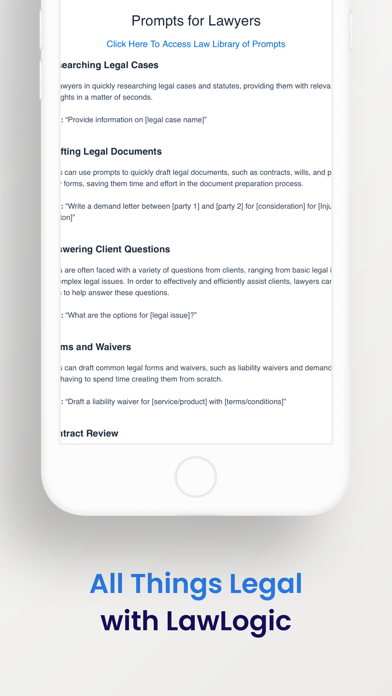 LawLogic AI Legal Assist Lite screenshot 2