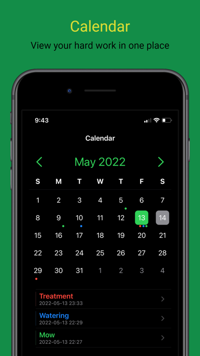 Lawn Tracker screenshot 2