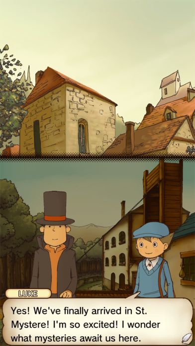Layton: Curious Village in HD screenshot 3