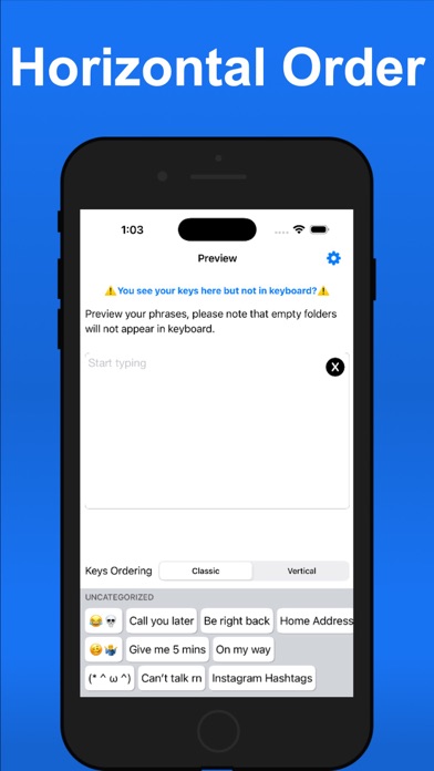 LazyBoard: Phrase Keyboard screenshot 2