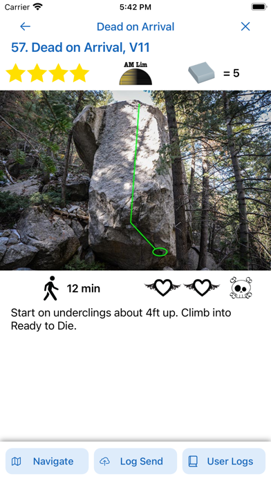 LCC Bouldering Guidebook screenshot 1