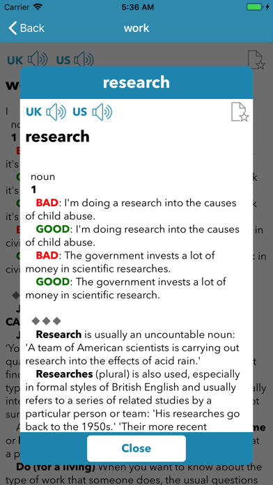 LCEDICT - Common Errors screenshot 1