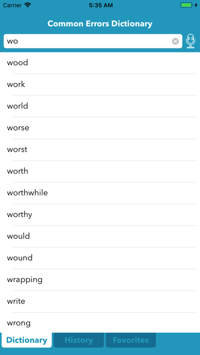 LCEDICT - Common Errors screenshot 5