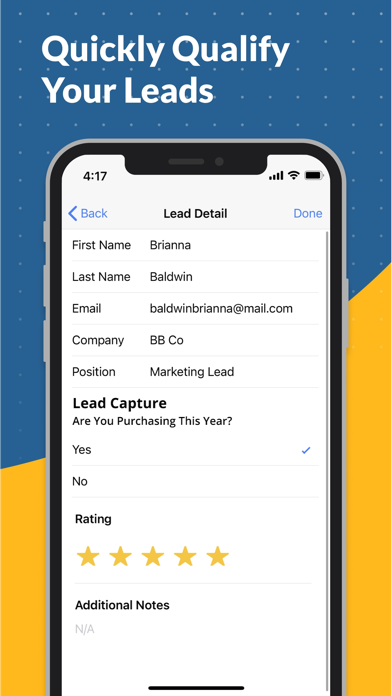 Lead Capture by EventMobi screenshot 2