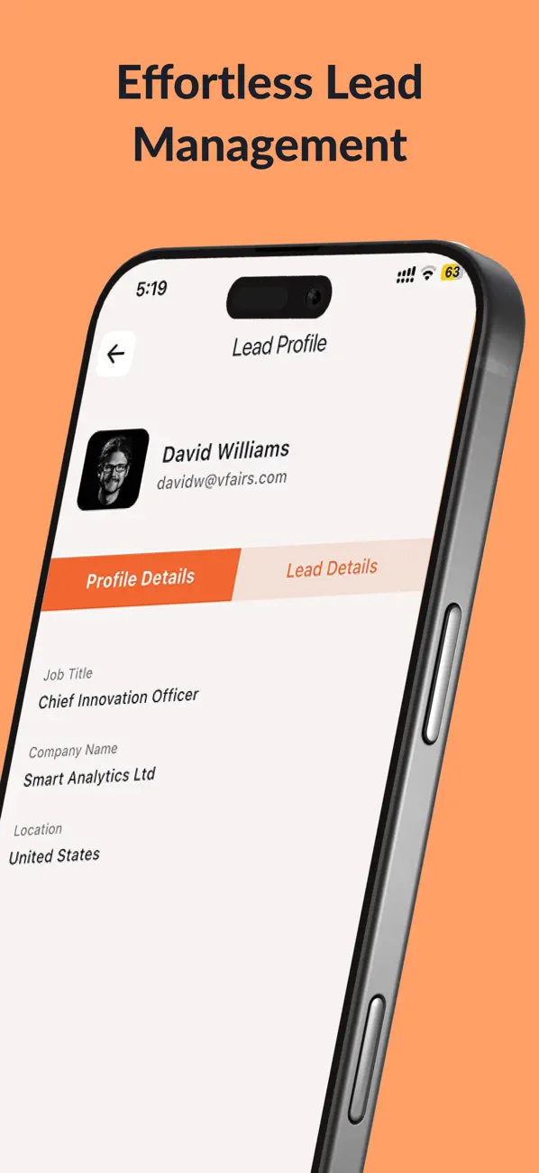 Lead Capture by vFairs screenshot 1
