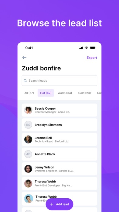 Lead Capture by Zuddl screenshot 3