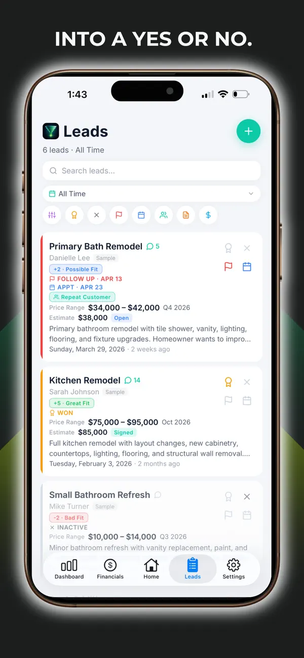 Lead Score: Filter for Profit screenshot 5