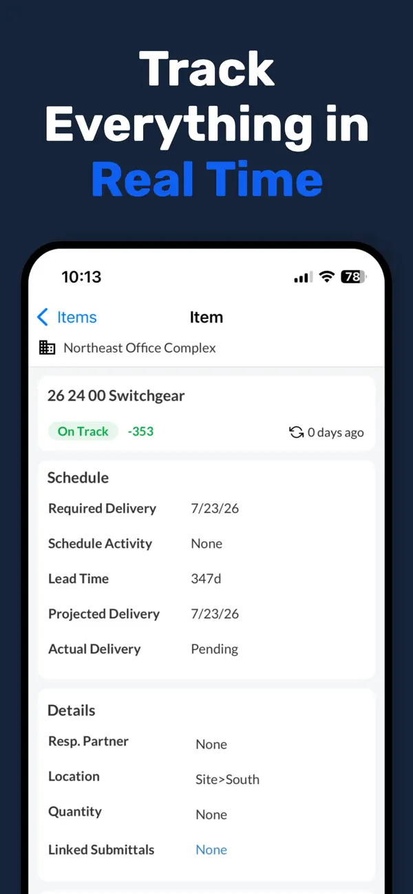 LeadTime Procurement Tracking screenshot 4