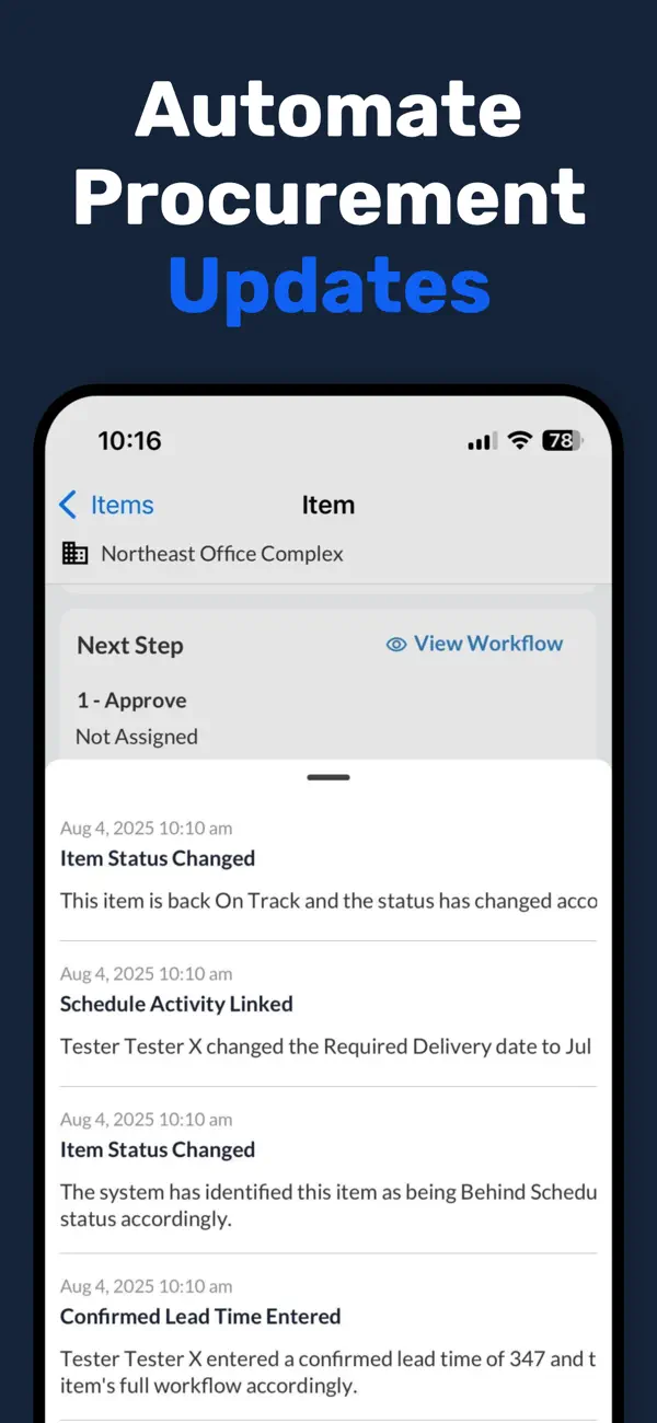 LeadTime Procurement Tracking screenshot 3