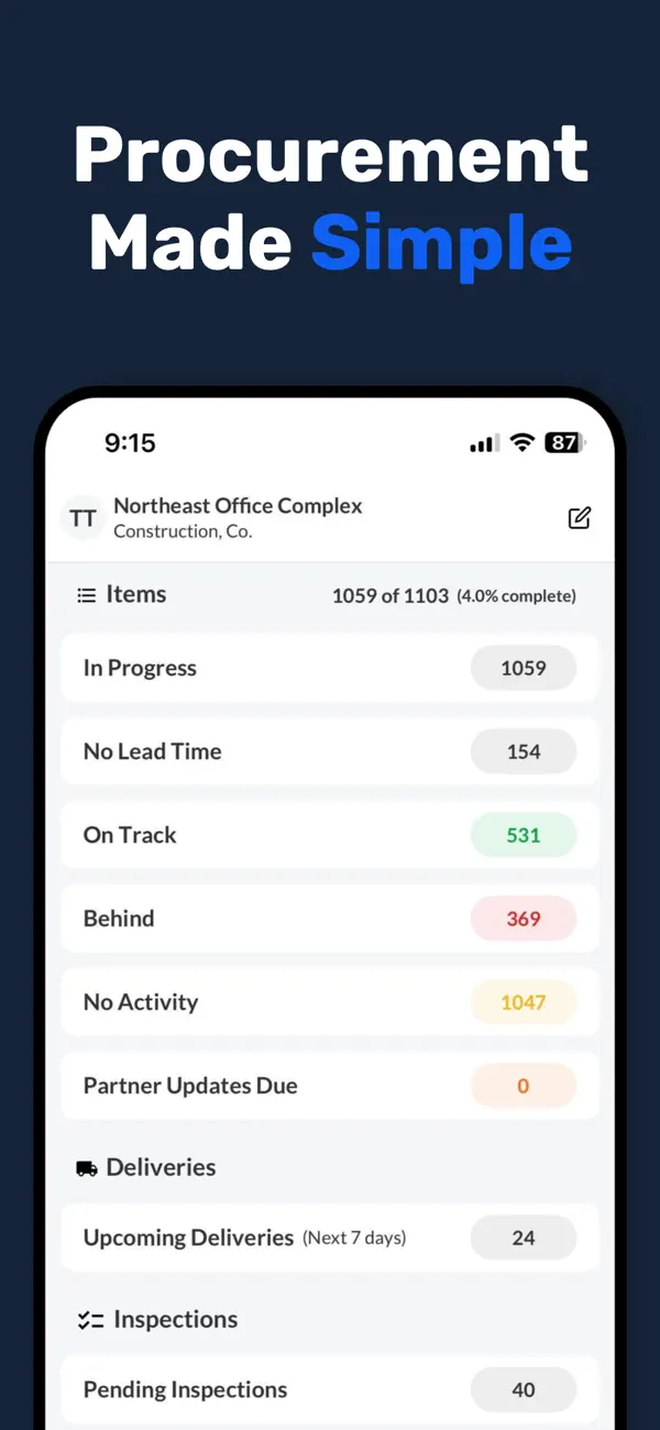 LeadTime Procurement Tracking screenshot 5