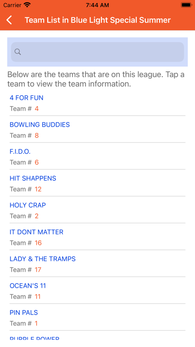 League Secretary screenshot 2