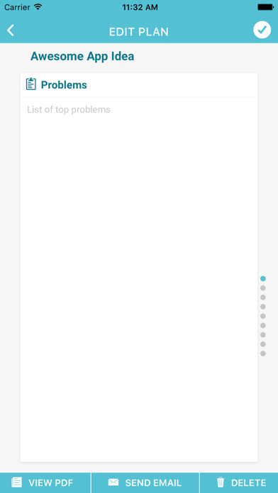 Lean Business Plan screenshot 2