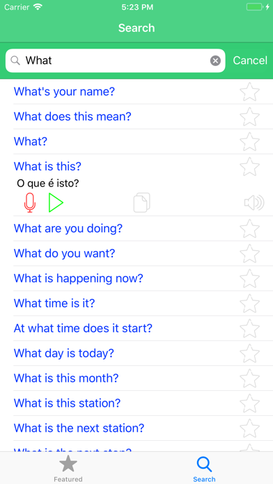 Learn Brazilian Portuguese screenshot 1