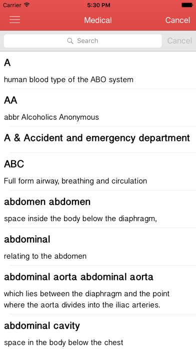 Learn Drug, Medical Dictionary screenshot 1