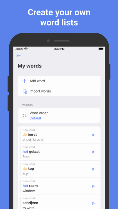 Learn Dutch with Flashcards! screenshot 3