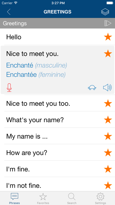 Learn French Phrases & Words screenshot 4