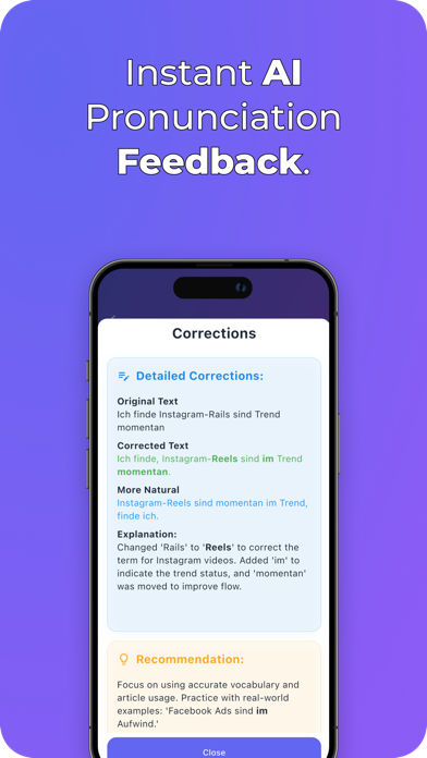 Learn German AI: Speak, Write screenshot 2