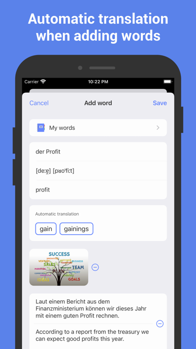 Learn German with Flash cards screenshot 3