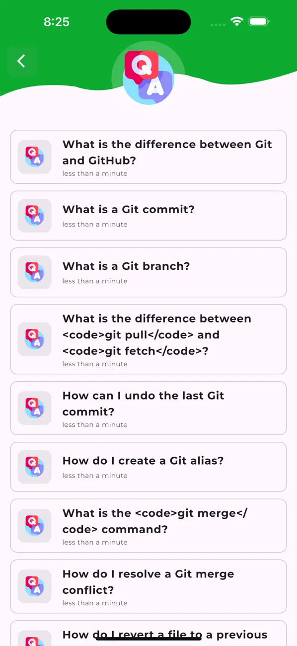 Learn Git Version Control screenshot 1