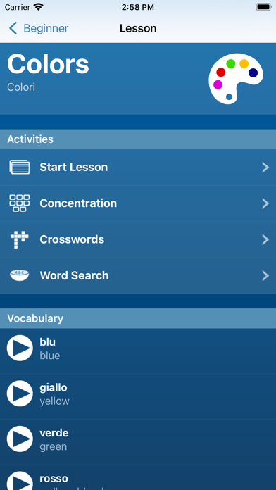 Learn Italian - Molto Bene screenshot 1