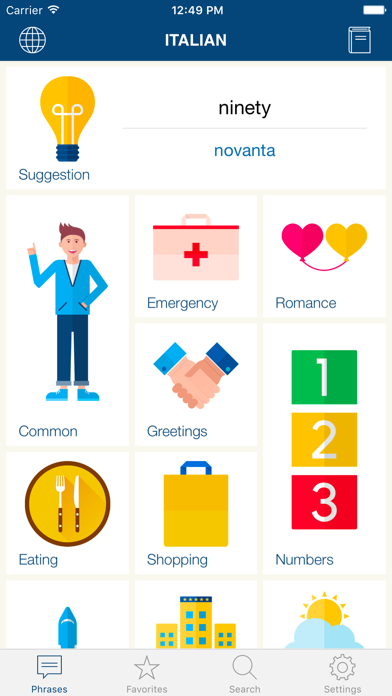 Learn Italian Phrases & Words screenshot 5