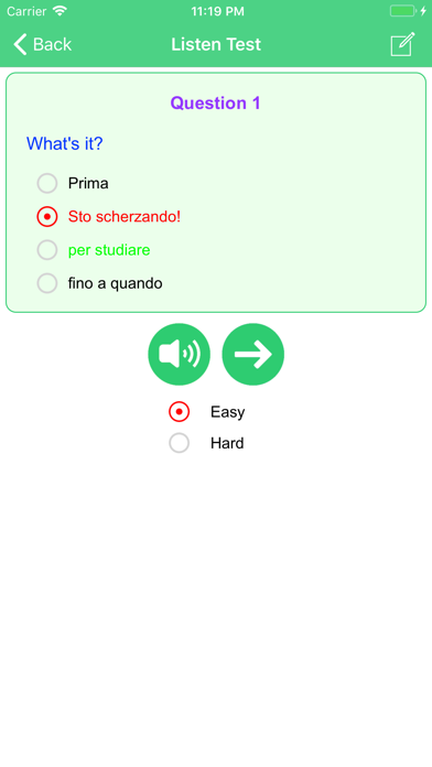 Learn Italian Quick Phrases screenshot 3