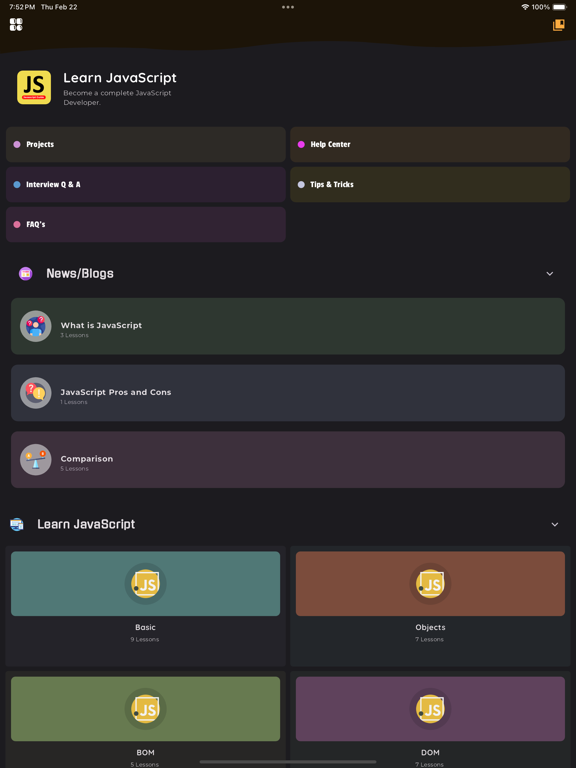 Learn JavaScript Coding [PRO] screenshot 7