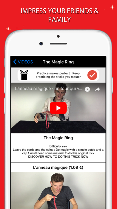 Learn Magic trick card coin screenshot 2
