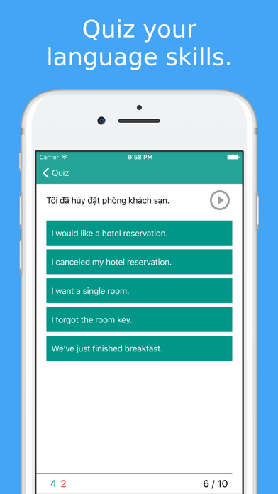 Learn Northern & Southern Vietnamese Phrasebook screenshot 2