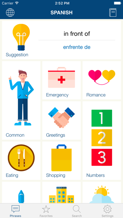 Learn Spanish Phrases screenshot 5
