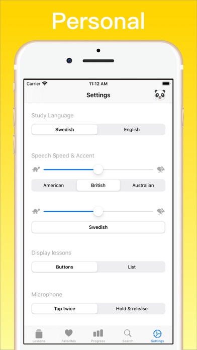Learn Swedish + screenshot 1