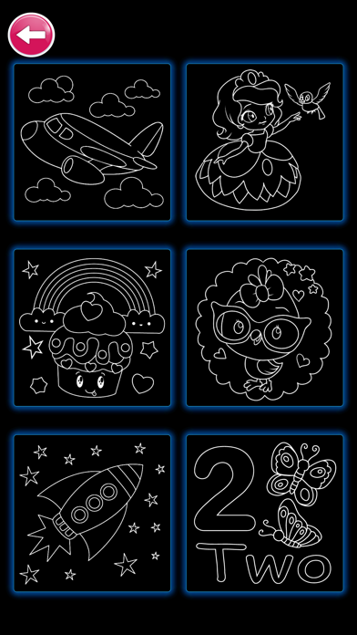 Learn to Draw Glow Cartoon screenshot 1