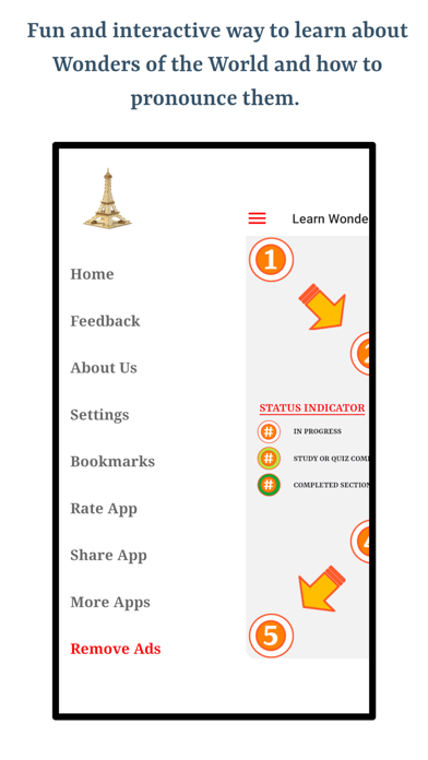 Learn Wonders Of The World screenshot 1