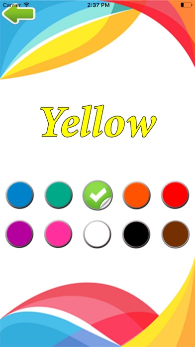 Learning colors to kids screenshot 1